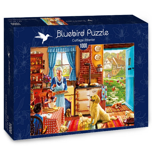Bluebird Puzzle - Cottage Interior - 1000 piece jigsaw puzzle