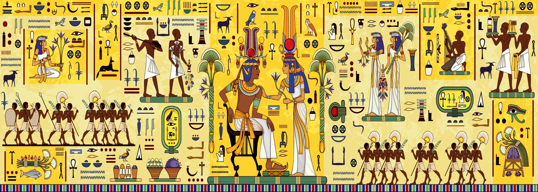 Egyptian Hieroglyph – Piece Jigsaw Puzzle (Bluebird Puzzle)