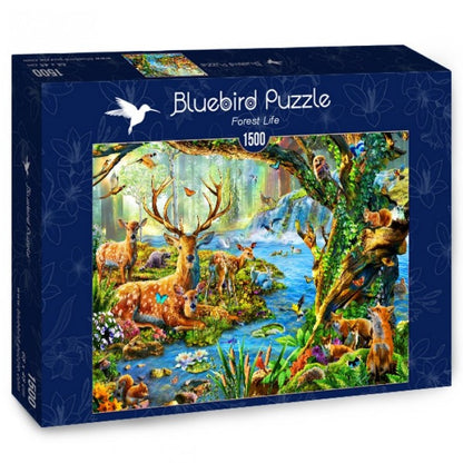 Bluebird Puzzle 70185 Forest Life 1500 Piece Jigsaw Puzzle