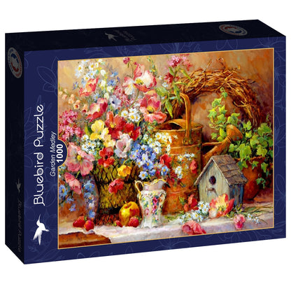 Bluebird Puzzle - Garden Medley - 1000 Piece Jigsaw Puzzle