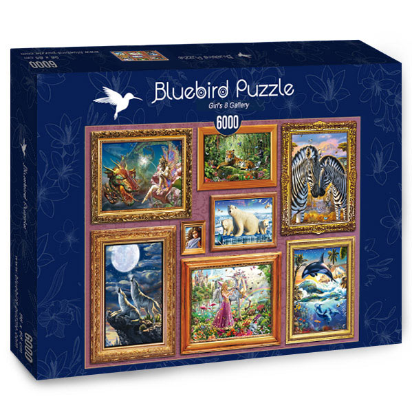 Bluebird Puzzle - Girl's 8 Gallery - 6000 piece jigsaw puzzle
