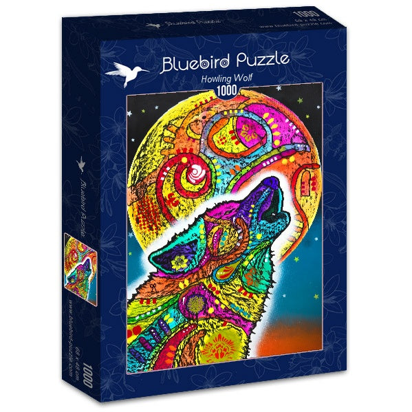 Howling Wolf – 1000 Piece Jigsaw Puzzle (Bluebird Puzzle)