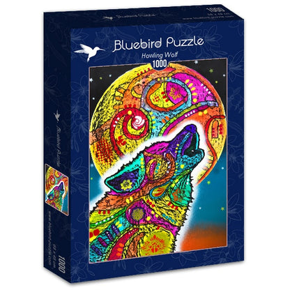 Bluebird Puzzle - Howling Wolf - 1000 Piece Puzzle