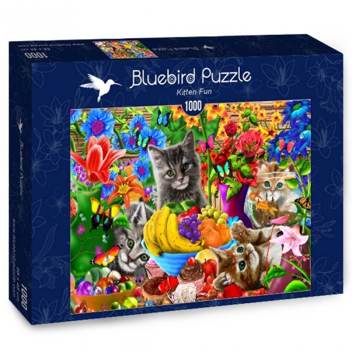 Bluebird Puzzle - Kitten Fun - 1000 Piece Jigsaw Puzzle