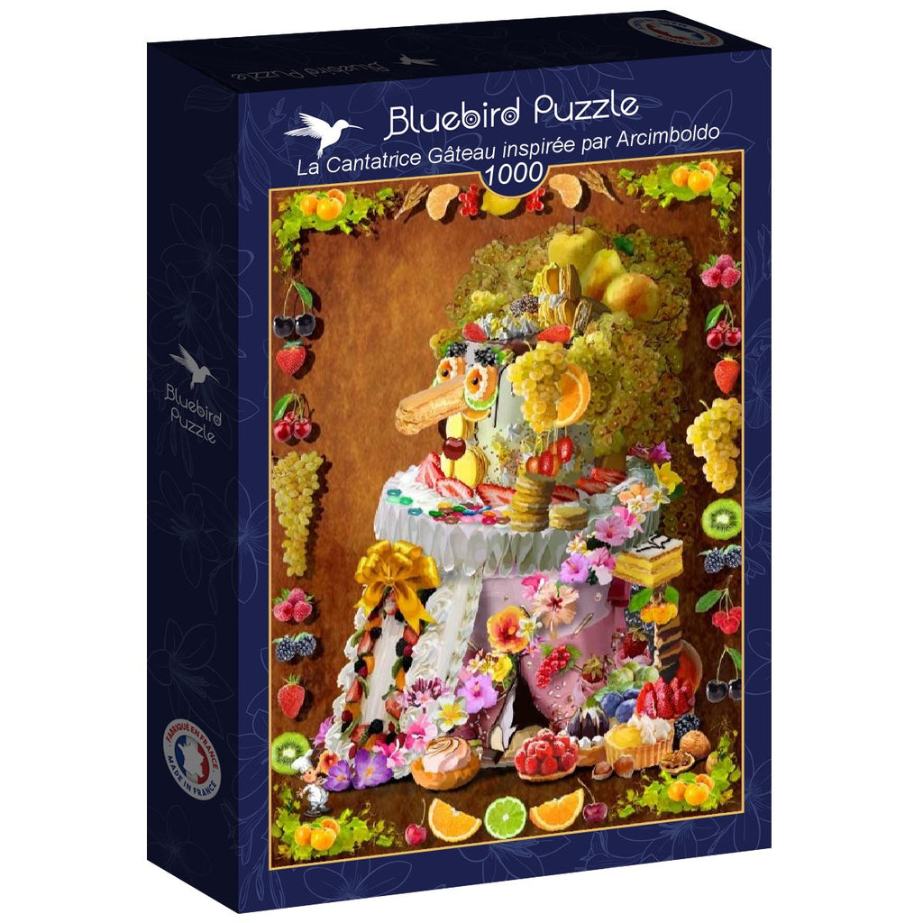 La Cantatrice Gâteau inspirée par Arcimboldo – 1000 Piece Jigsaw Puzzle (Bluebird Puzzle)