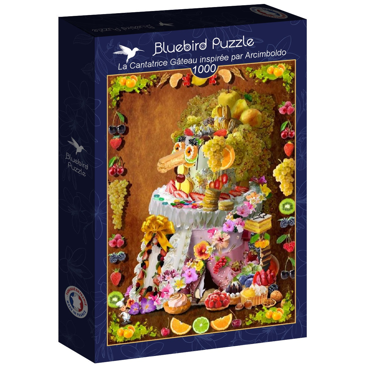 La Cantatrice Gâteau inspirée par Arcimboldo – 1000 Piece Jigsaw Puzzle (Bluebird Puzzle)