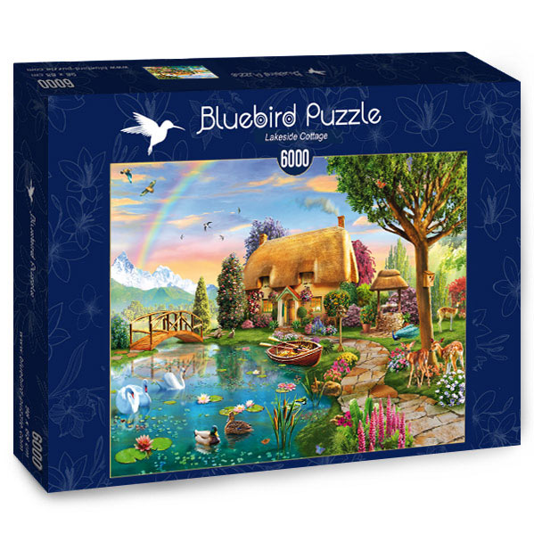Bluebird Puzzle - Lakeside Cottage - 6000 Piece Jigsaw Puzzle