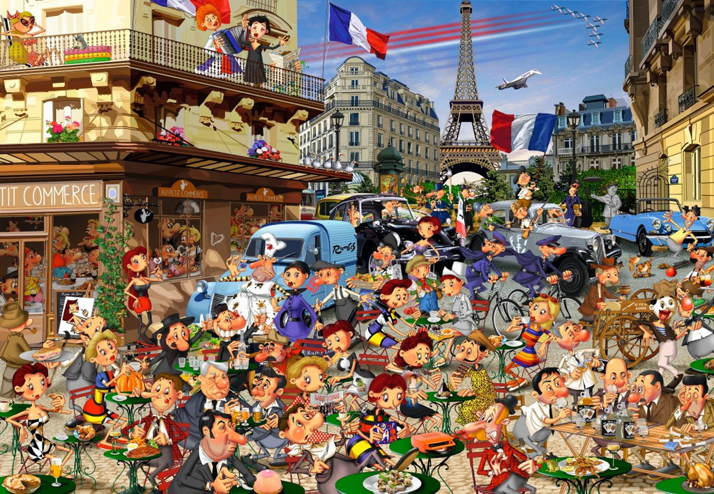 Les Trente Glorieuses – 1000 Piece Jigsaw Puzzle (Bluebird Puzzle)