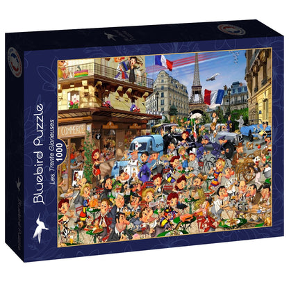 Bluebird Puzzle - Les Trente Glorieuses - 1000 Piece Jigsaw Puzzle