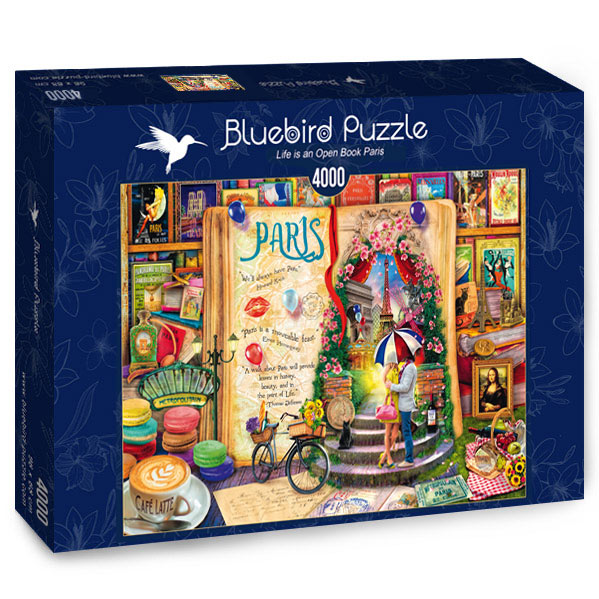 Life is an Open Book Paris – 4000 Piece Jigsaw Puzzle (Bluebird Puzzle)
