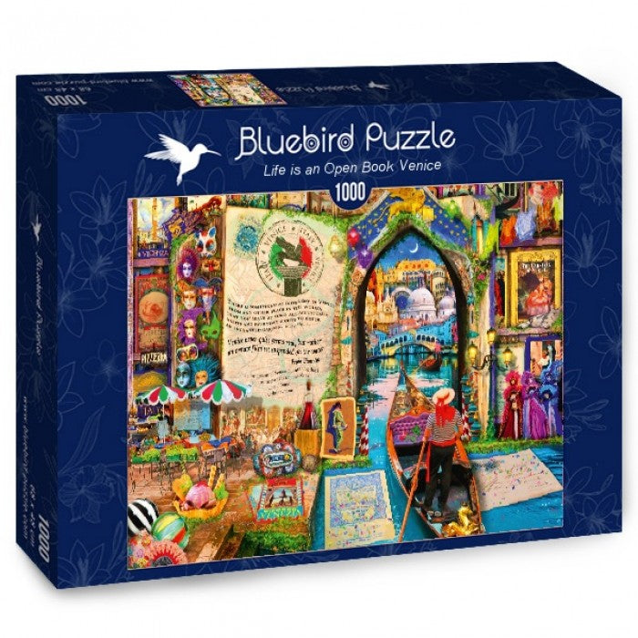 Life is an Open Book Venice – 1000 Piece Jigsaw Puzzle (Bluebird)