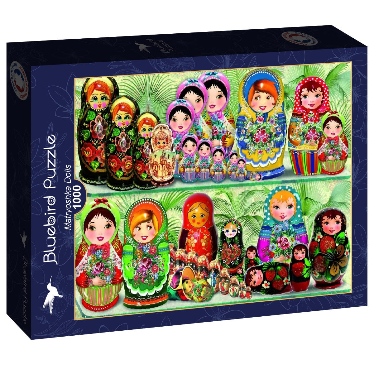 Matryoshka Dolls – 1000 Piece Jigsaw Puzzle (Bluebird Puzzle)