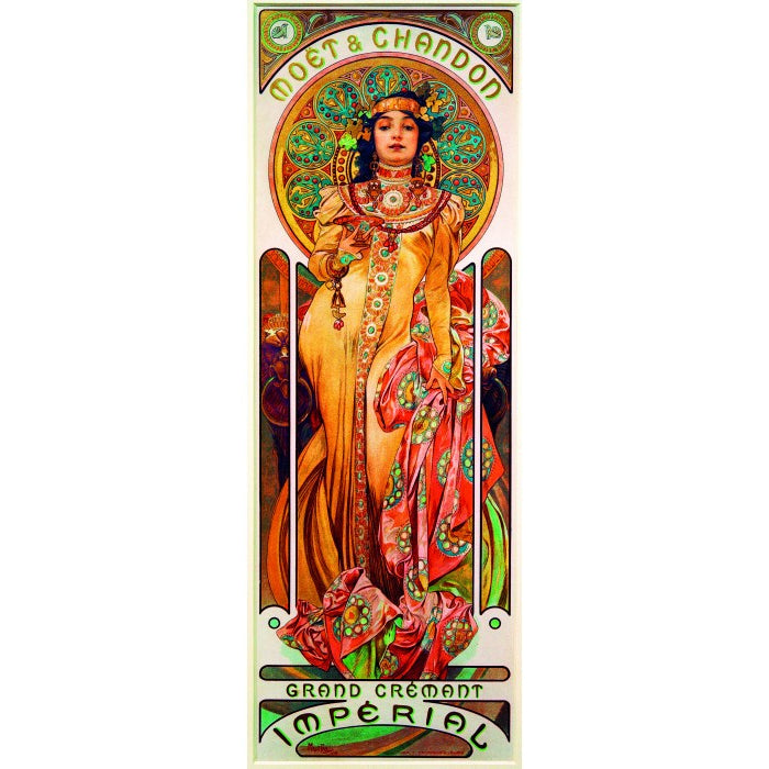 Moët & Chandon-Grand Crémant Impérial, 1899 by Mucha – 1000 Piece Jigsaw Puzzle (Bluebird Puzzle)