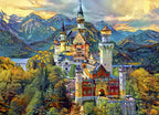 Neuschwanstein Castle, Fussen, Germany – 1000 Piece Jigsaw Puzzle (Bluebird Puzzle)