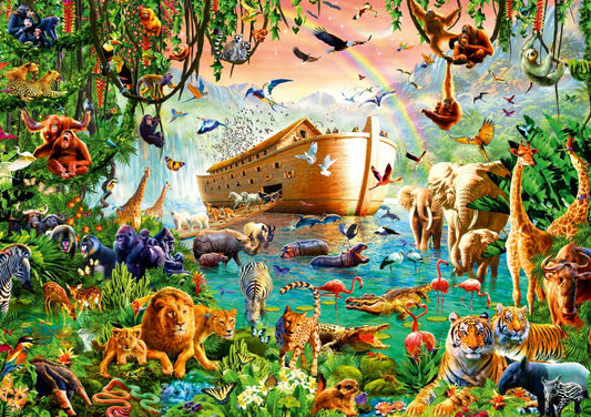 Bluebird Puzzle - Noah's Ark - 1000 Piece Jigsaw Puzzle