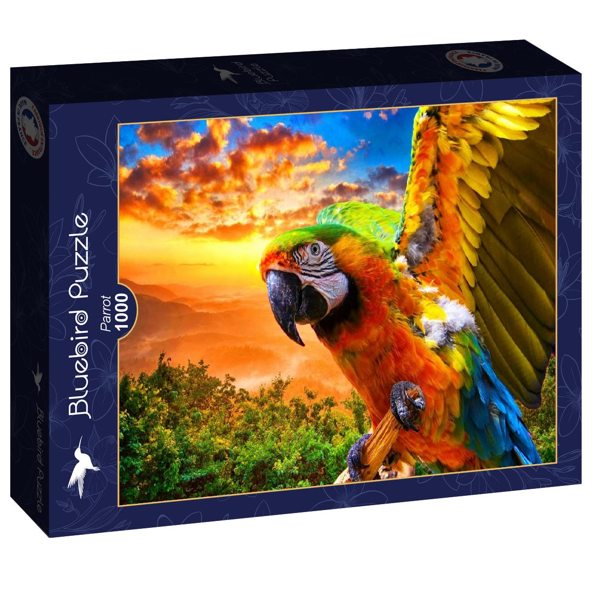 Bluebird Puzzle - Parrot - 1000 Piece Jigsaw Puzzle