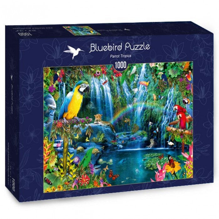Parrot Tropics – 1000 Piece Jigsaw Puzzle (Bluebird Puzzle)