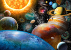 Planets and Their Moons – 500 Piece Jigsaw Puzzle (Bluebird Puzzle)