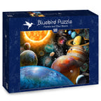 Planets and Their Moons – 500 Piece Jigsaw Puzzle (Bluebird Puzzle)