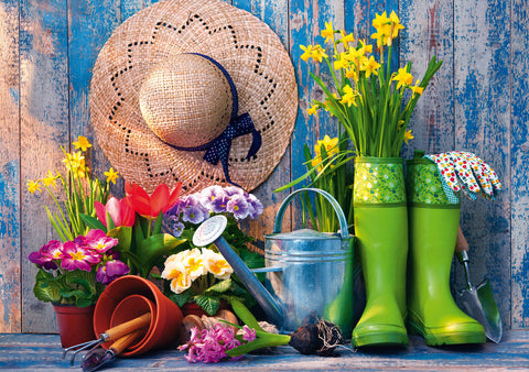 Artwork: Ready for the Garden – 1000 Piece Jigsaw Puzzle (Bluebird Puzzle)