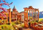 Roman Ruins in Spring, Italy – 1000 Piece Jigsaw Puzzle (Bluebird Puzzle)