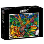 Amazon by Romero Britto – 1000 Piece Jigsaw Puzzle (Bluebird Puzzle)