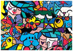 Britto Garden by Romero Britto – 1000 Piece Jigsaw Puzzle (Bluebird Puzzle)