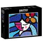 Girl with flower by Romero Britto – 1000 Piece Jigsaw Puzzle (Bluebird Puzzle)