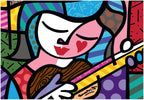 Girl with guitar by Romero Britto – 1000 Piece Jigsaw Puzzle (Bluebird Puzzle)