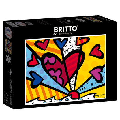 Bluebird Puzzle - Romero Britto - New Day - 1000 Piece Jigsaw Puzzle