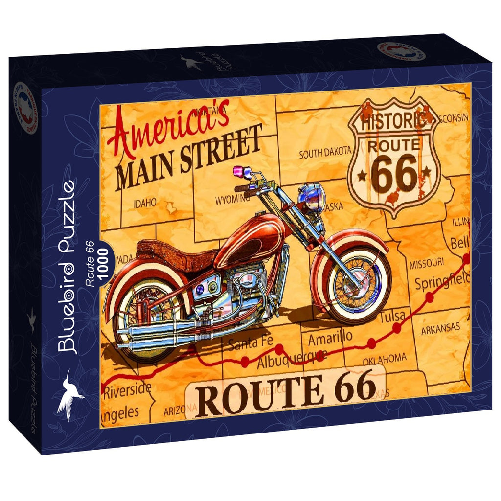 Route 66 – 1000 Piece Jigsaw Puzzle (Bluebird Puzzle)