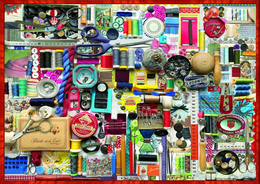 Sewing Kit – 1000 Piece Jigsaw Puzzle (Bluebird Puzzle)