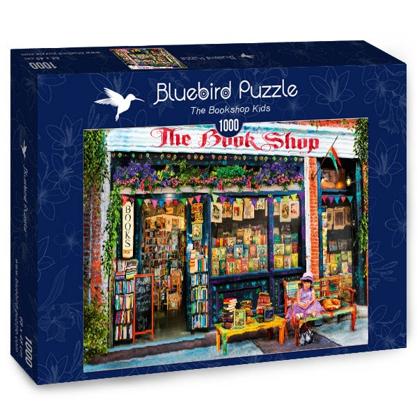Bluebird Puzzle - The Bookshop Kids - 1000 piece jigsaw puzzle