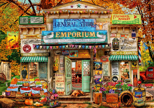Bluebird Puzzle - The General Store - 1000 piece jigsaw puzzle