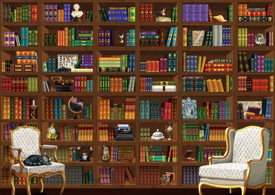 The Vintage Library – 6000 Piece Jigsaw Puzzle (Bluebird Puzzle)