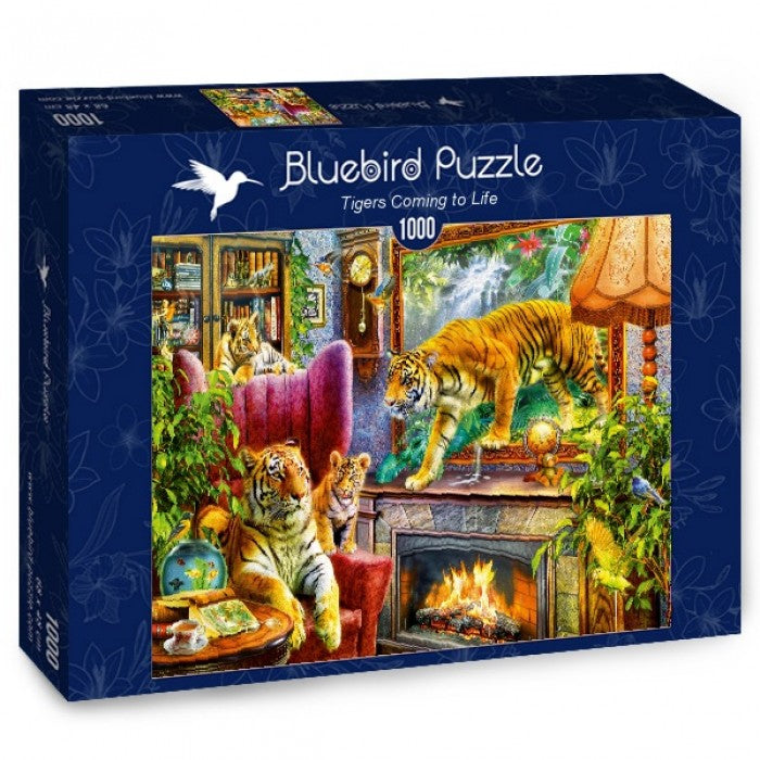 Bluebird - Tigers Coming to Life - 1000 Piece Puzzle