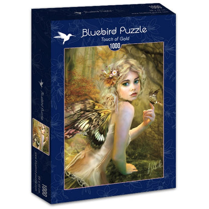 Bluebird Puzzle - Touch of Gold - 1000 Piece Jigsaw Puzzle