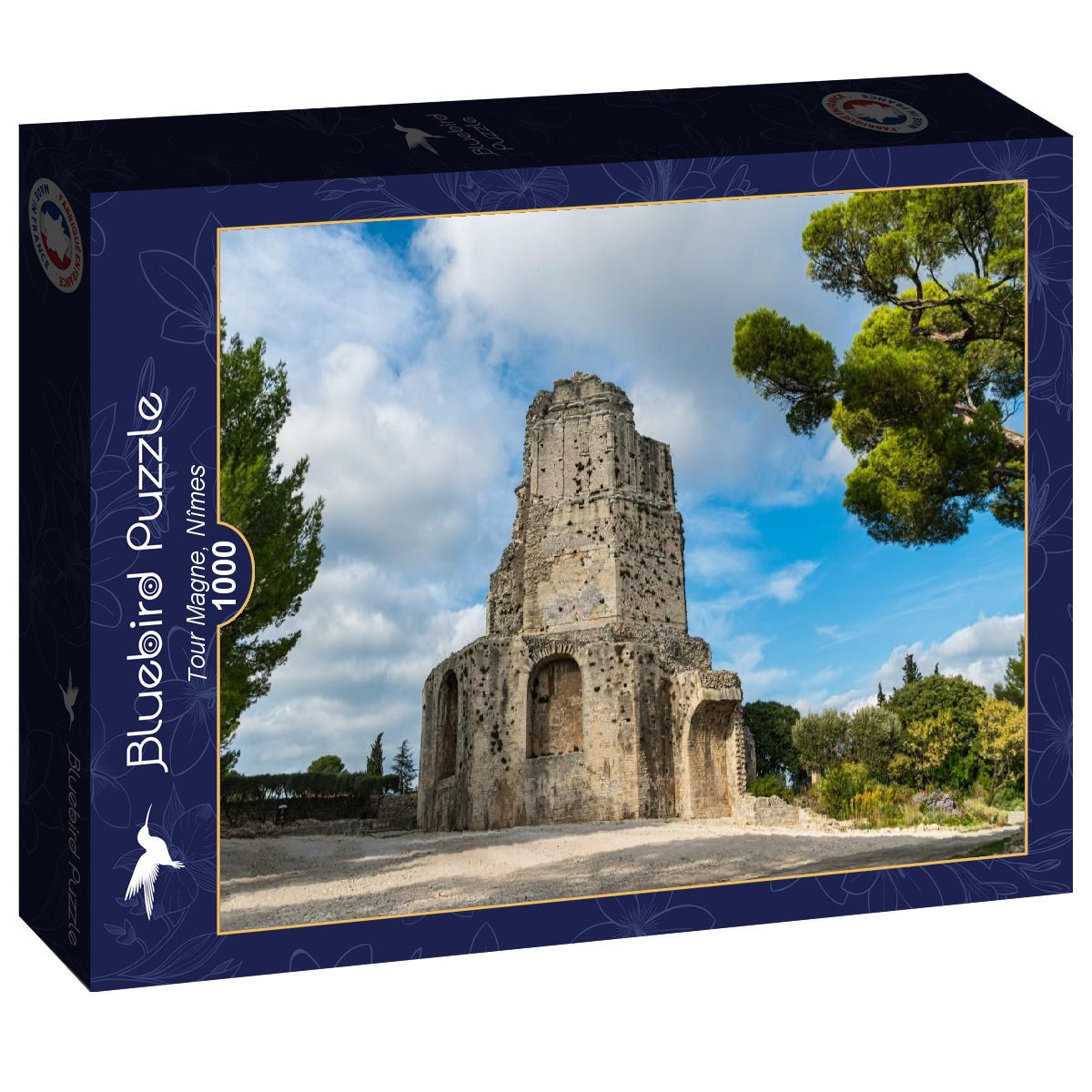 Bluebird Puzzle - Tour Magne, Nîmes - 1000 Piece Jigsaw Puzzle