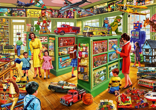 Bluebird Puzzle - Toy Shop Interiors - 1000 piece jigsaw puzzle