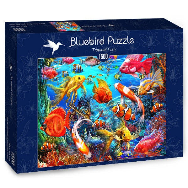 Bluebird Puzzle - Tropical Fish - 1000 Piece Jigsaw Puzzle