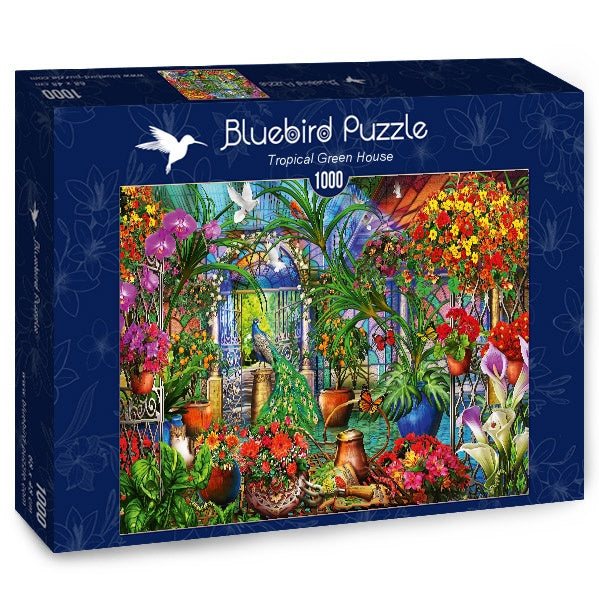 Bluebird Puzzle - Tropical Green House - 1000 Piece Puzzle