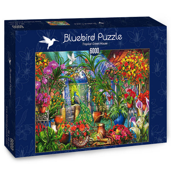 Bluebird Puzzle - Tropical Green House - 6000 piece jigsaw puzzle