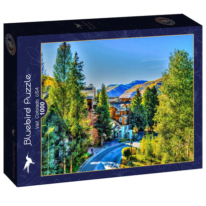 Bluebird Puzzle - Vail, Colorado, USA - 1000 Piece Jigsaw Puzzle