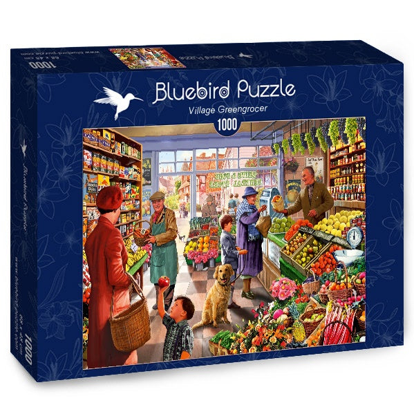 Bluebird Puzzle - Village Greengrocer - 1000 Piece Jigsaw Puzzle