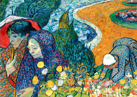 Bluebird Puzzle - Vincent Van Gogh - Memory of the Garden at Etten (Ladies of Arles), 1888 - 1000 Piece Jigsaw Puzzle