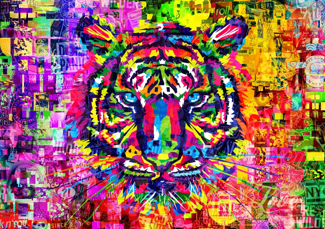 Wonderful Tiger – 1000 Piece Jigsaw Puzzle (Bluebird Puzzle)