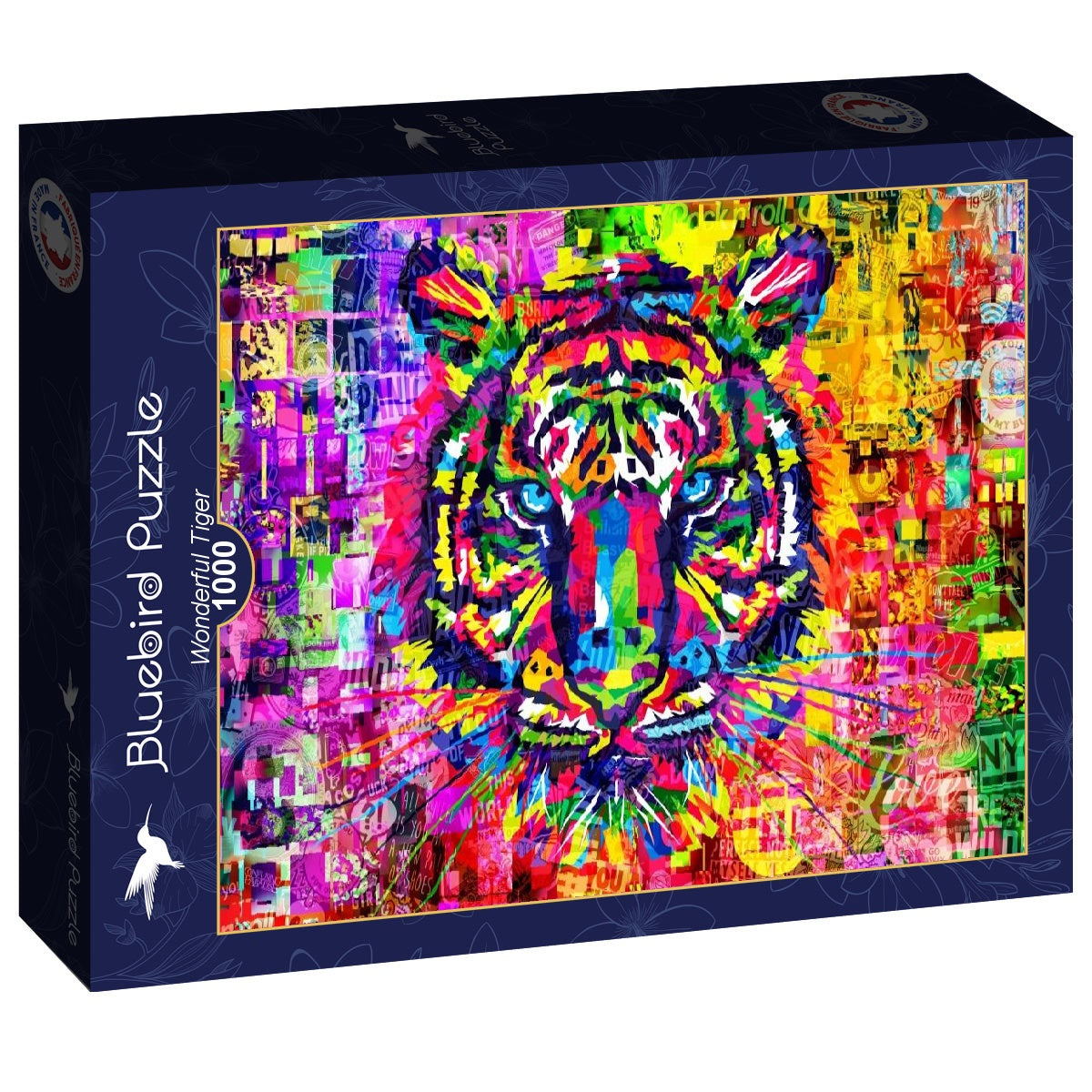 Bluebird Puzzle - Wonderful Tiger - 1000 Piece Jigsaw Puzzle