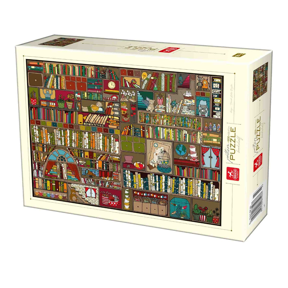 Dtoys - Bookshelf - 1000 Piece Jigsaw Puzzle