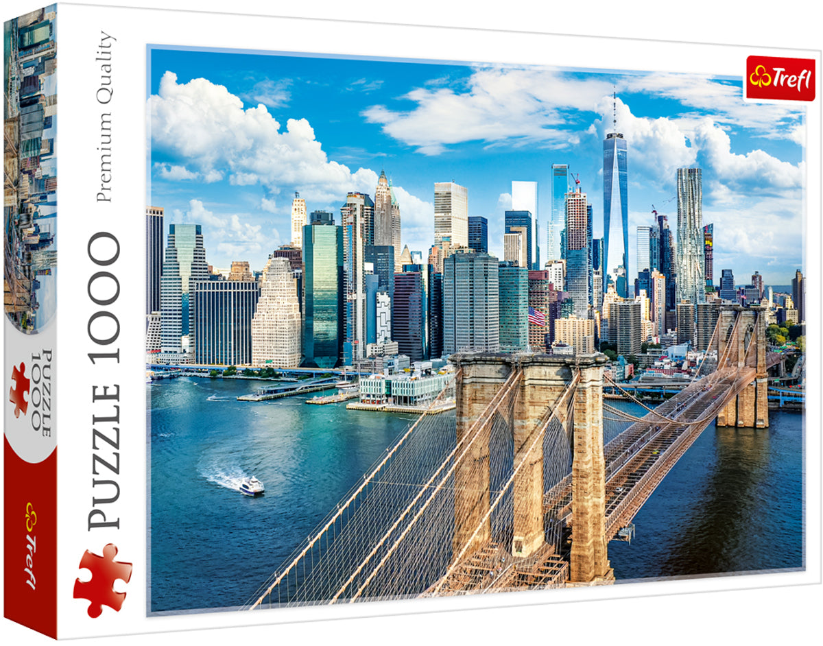 Brooklyn Bridge – New York – 1000 Piece Jigsaw Puzzle (Trefl)