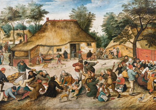 Grafika 00696 Brueghel Pieter: The Peasant Wedding, 1568